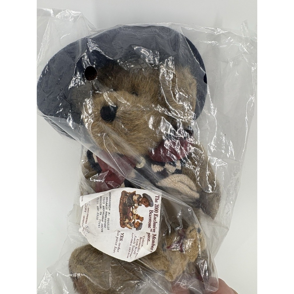 Boyds Bears Catherine Berriweather And Little Scruff 2000 10" Plush Still In Bag